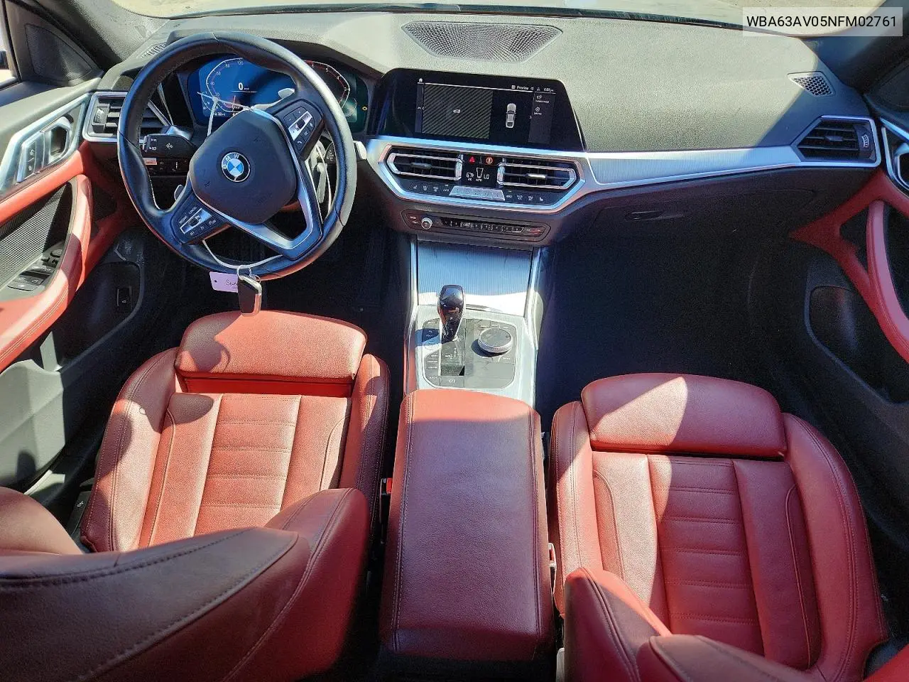 2022 BMW 430I Gran Coupe VIN: WBA63AV05NFM02761 Lot: 60251316