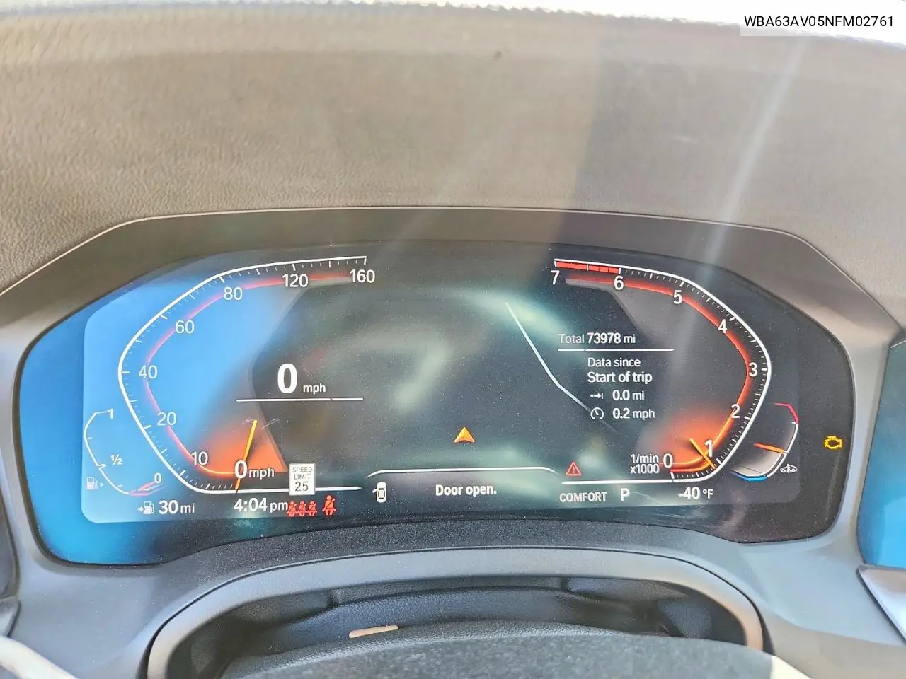 2022 BMW 430I Gran Coupe VIN: WBA63AV05NFM02761 Lot: 60251316