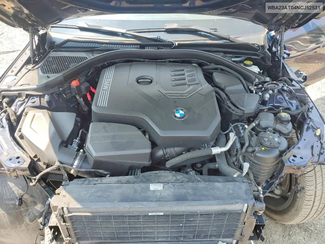 2022 BMW 430I VIN: WBA23AT04NCJ52531 Lot: 61208016