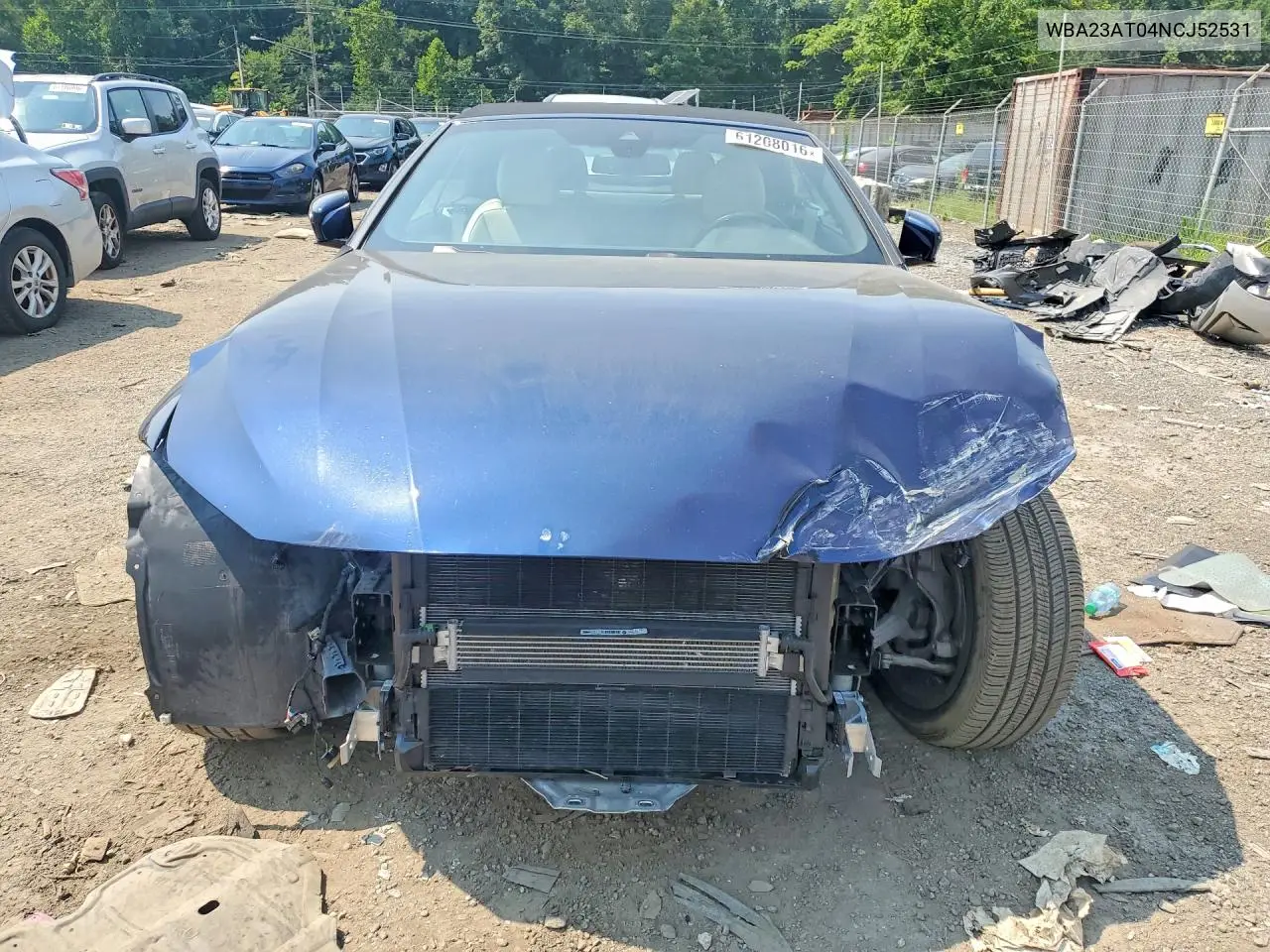 2022 BMW 430I VIN: WBA23AT04NCJ52531 Lot: 61208016