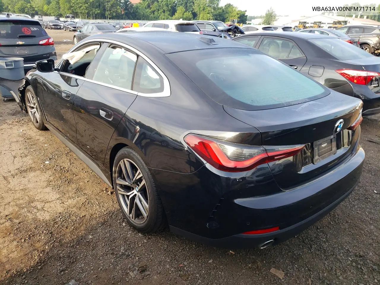 2022 BMW 4 Series VIN: WBA63AV00NFM71714 Lot: 61349456