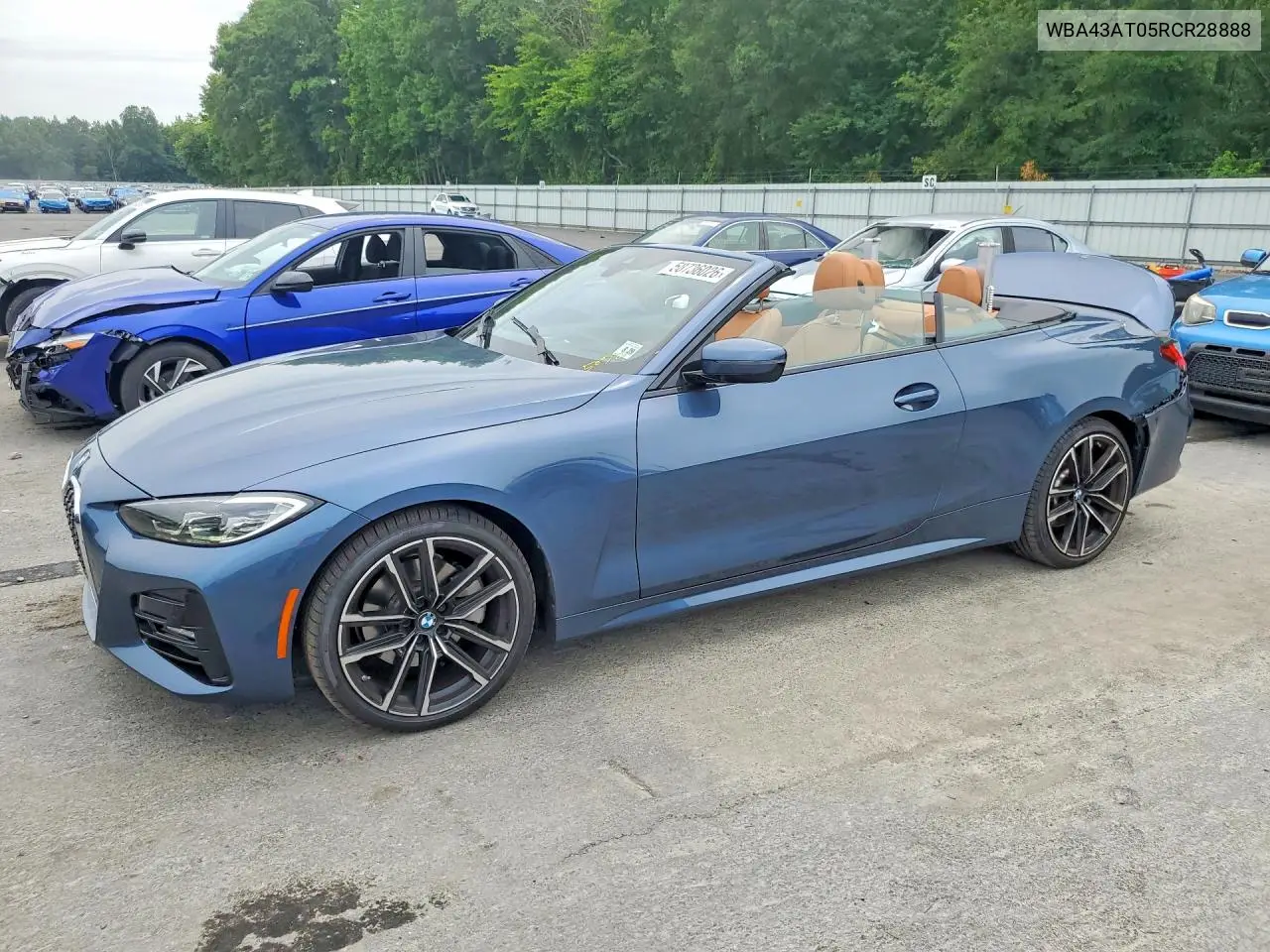 2024 BMW 430Xi VIN: WBA43AT05RCR28888 Lot: 58736026