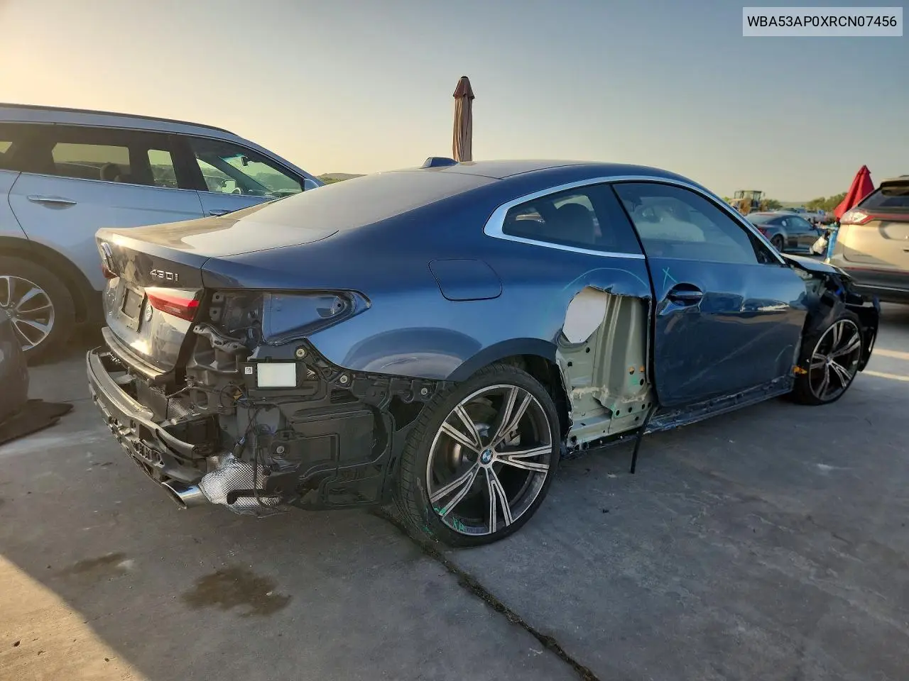 2024 BMW 430I VIN: WBA53AP0XRCN07456 Lot: 60863706