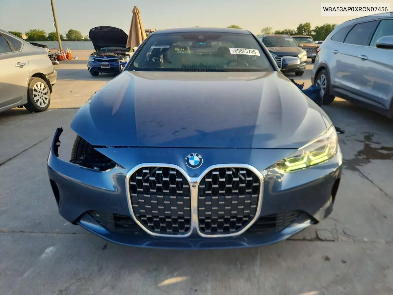 2024 BMW 430I VIN: WBA53AP0XRCN07456 Lot: 60863706