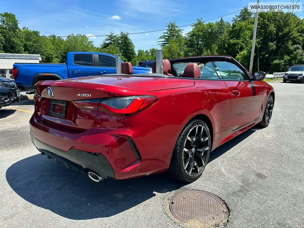 2026 BMW 430Xi VIN: WBA53DB03TCV61570 Lot: 60123156