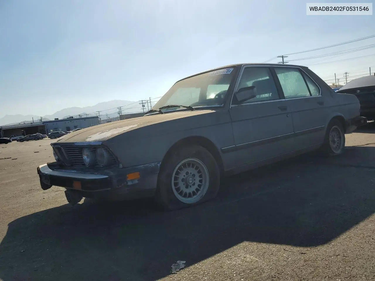 1985 BMW 524 Td Automatic VIN: WBADB2402F0531546 Lot: 58066976