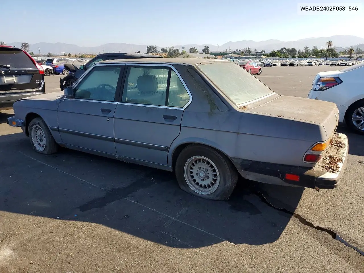 1985 BMW 524 Td Automatic VIN: WBADB2402F0531546 Lot: 58066976