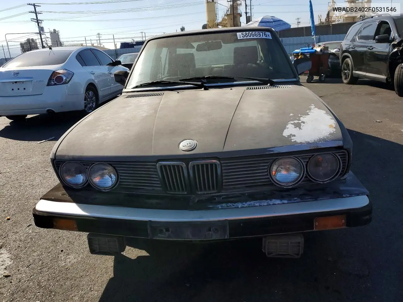 1985 BMW 524 Td Automatic VIN: WBADB2402F0531546 Lot: 58066976