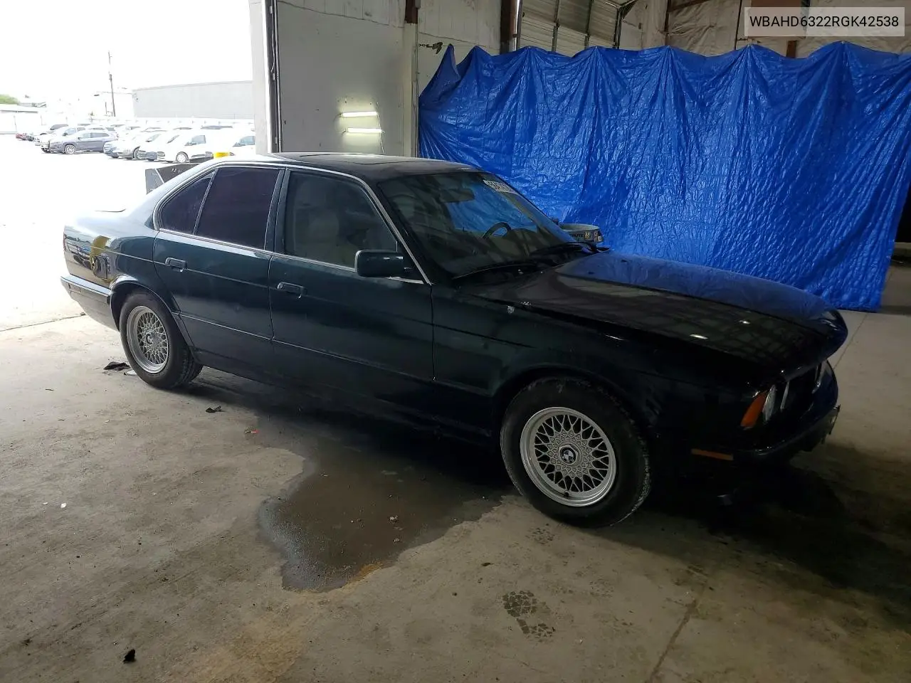1994 BMW 525 I Automatic VIN: WBAHD6322RGK42538 Lot: 56474726