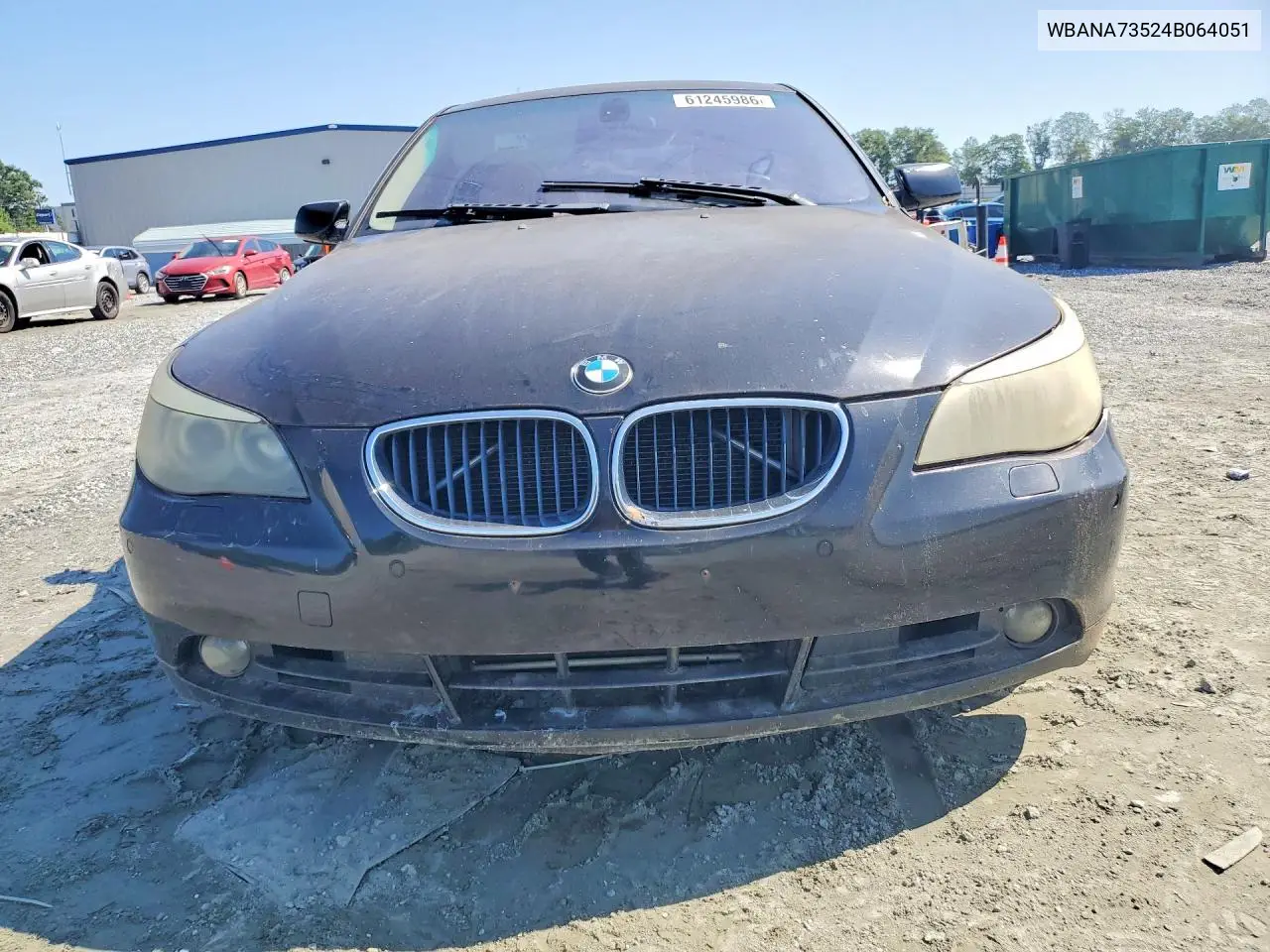 2004 BMW 530 I VIN: WBANA73524B064051 Lot: 61245986