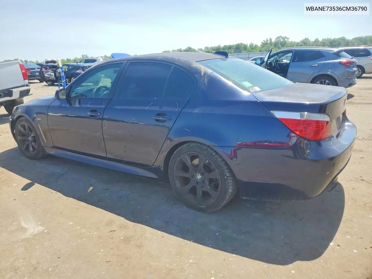 2006 BMW 530 I VIN: WBANE73536CM36790 Lot: 58731506