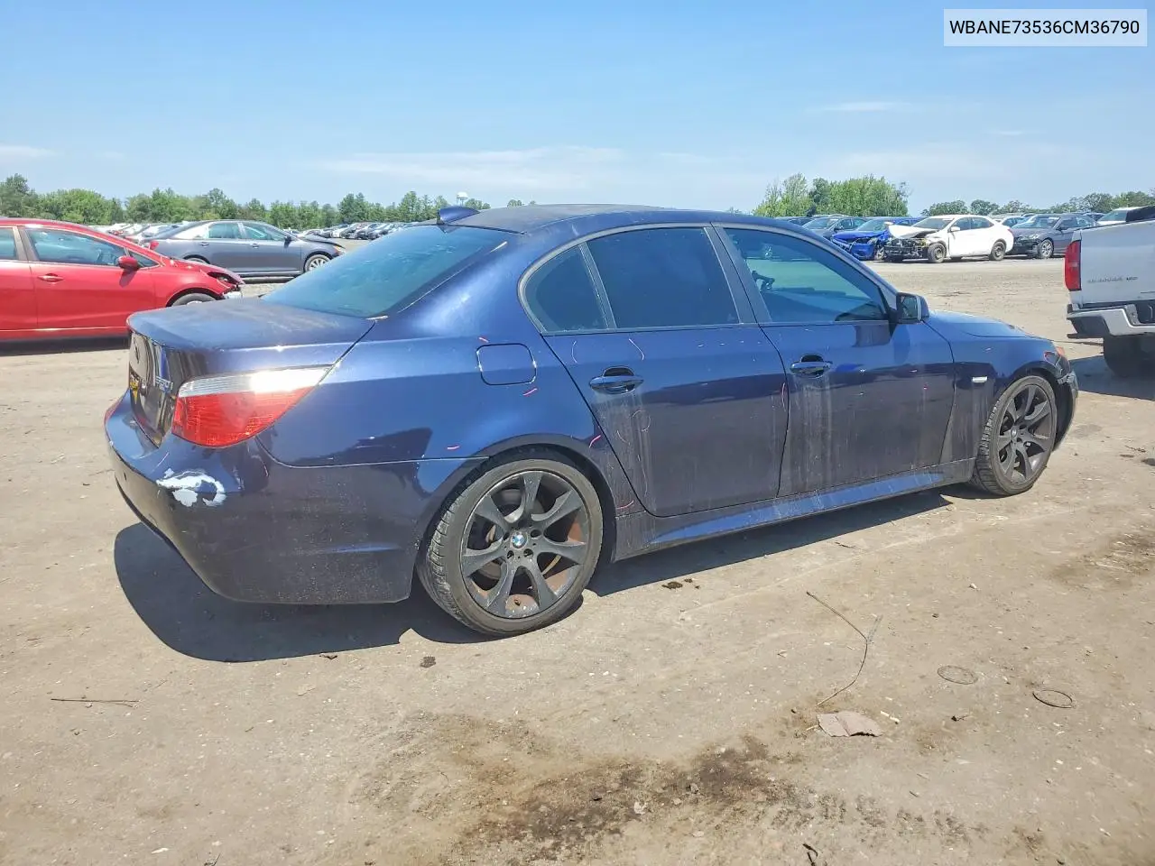 2006 BMW 530 I VIN: WBANE73536CM36790 Lot: 58731506