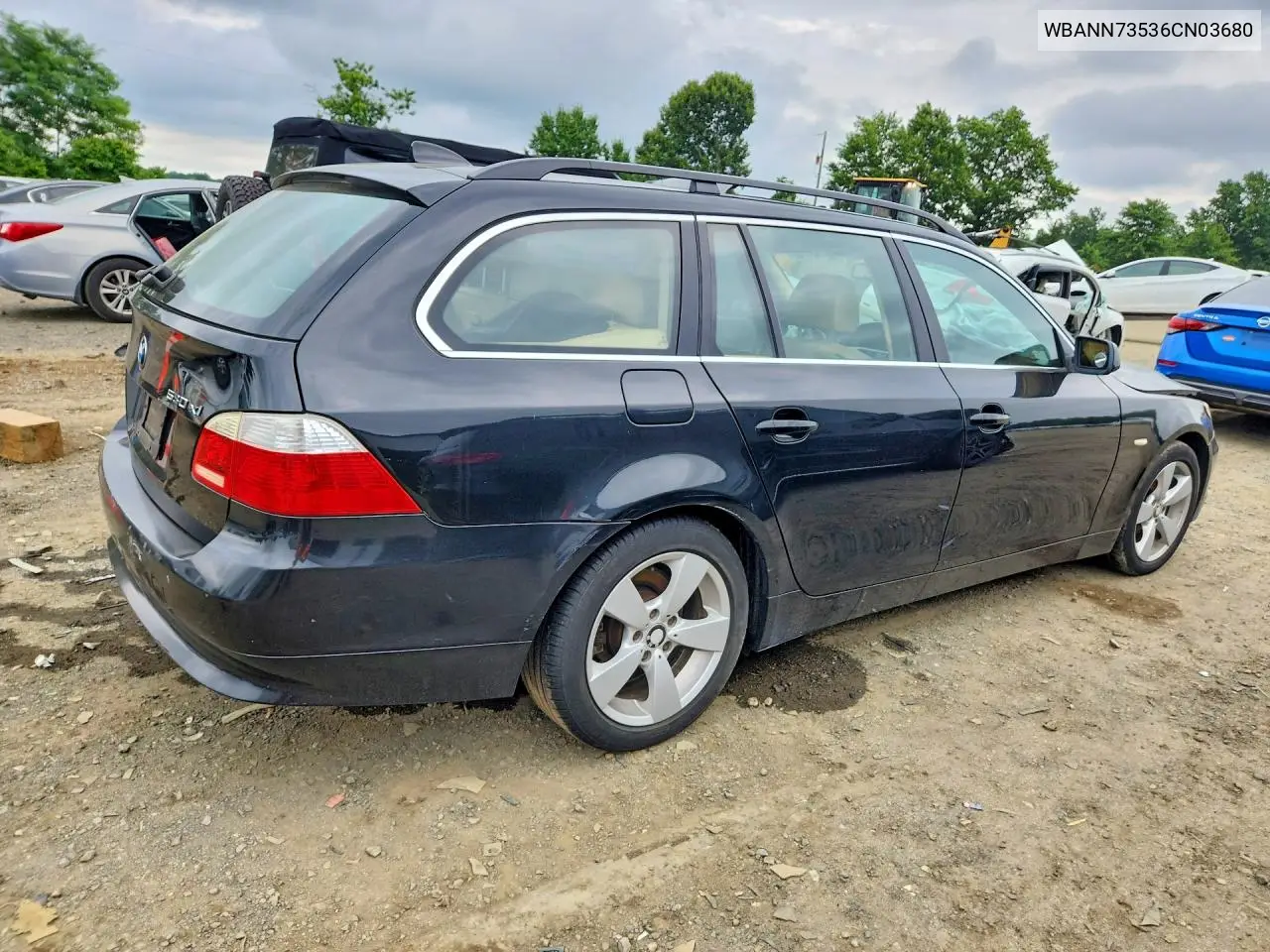 2006 BMW 530 Xit VIN: WBANN73536CN03680 Lot: 60147746