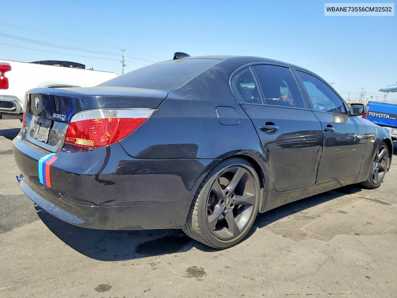2006 BMW 530 I VIN: WBANE73556CM32532 Lot: 61617376