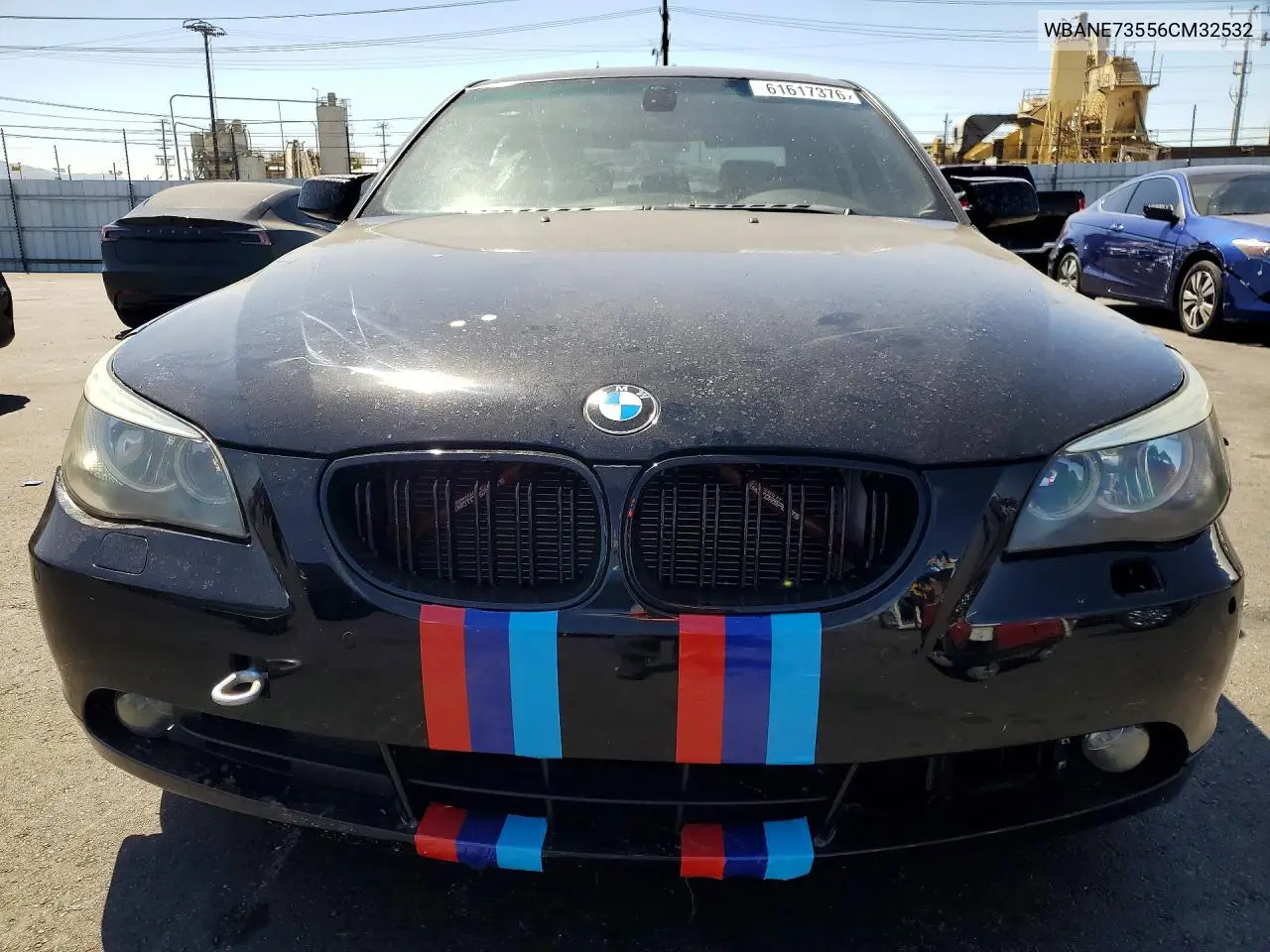 2006 BMW 530 I VIN: WBANE73556CM32532 Lot: 61617376