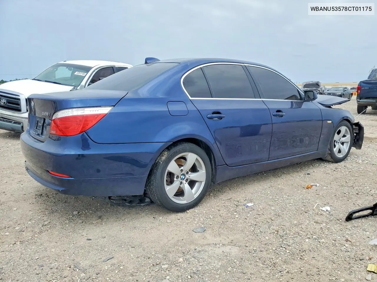 2008 BMW 528 I VIN: WBANU53578CT01175 Lot: 52823826
