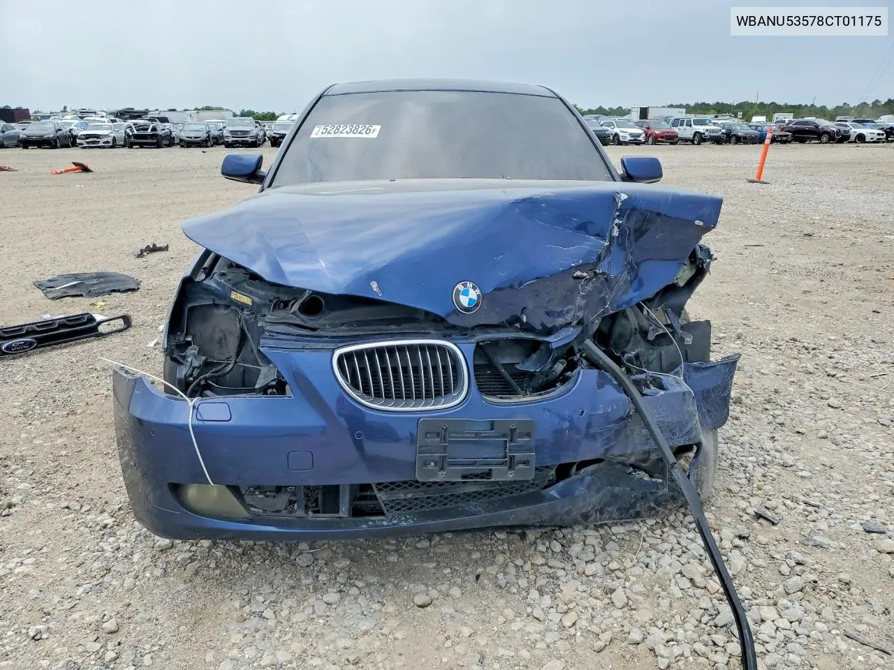 2008 BMW 528 I VIN: WBANU53578CT01175 Lot: 52823826