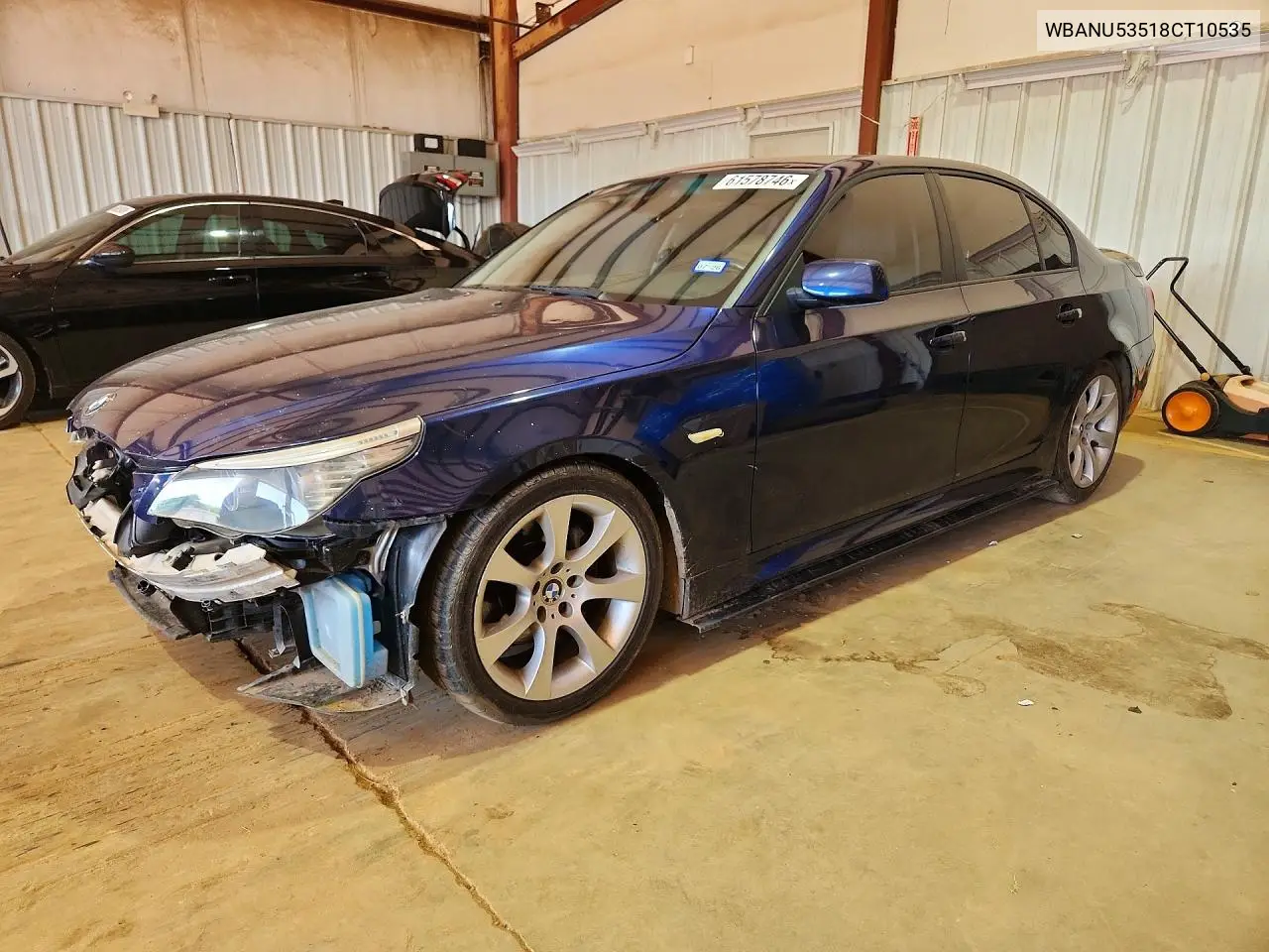 2008 BMW 528 I VIN: WBANU53518CT10535 Lot: 61578746