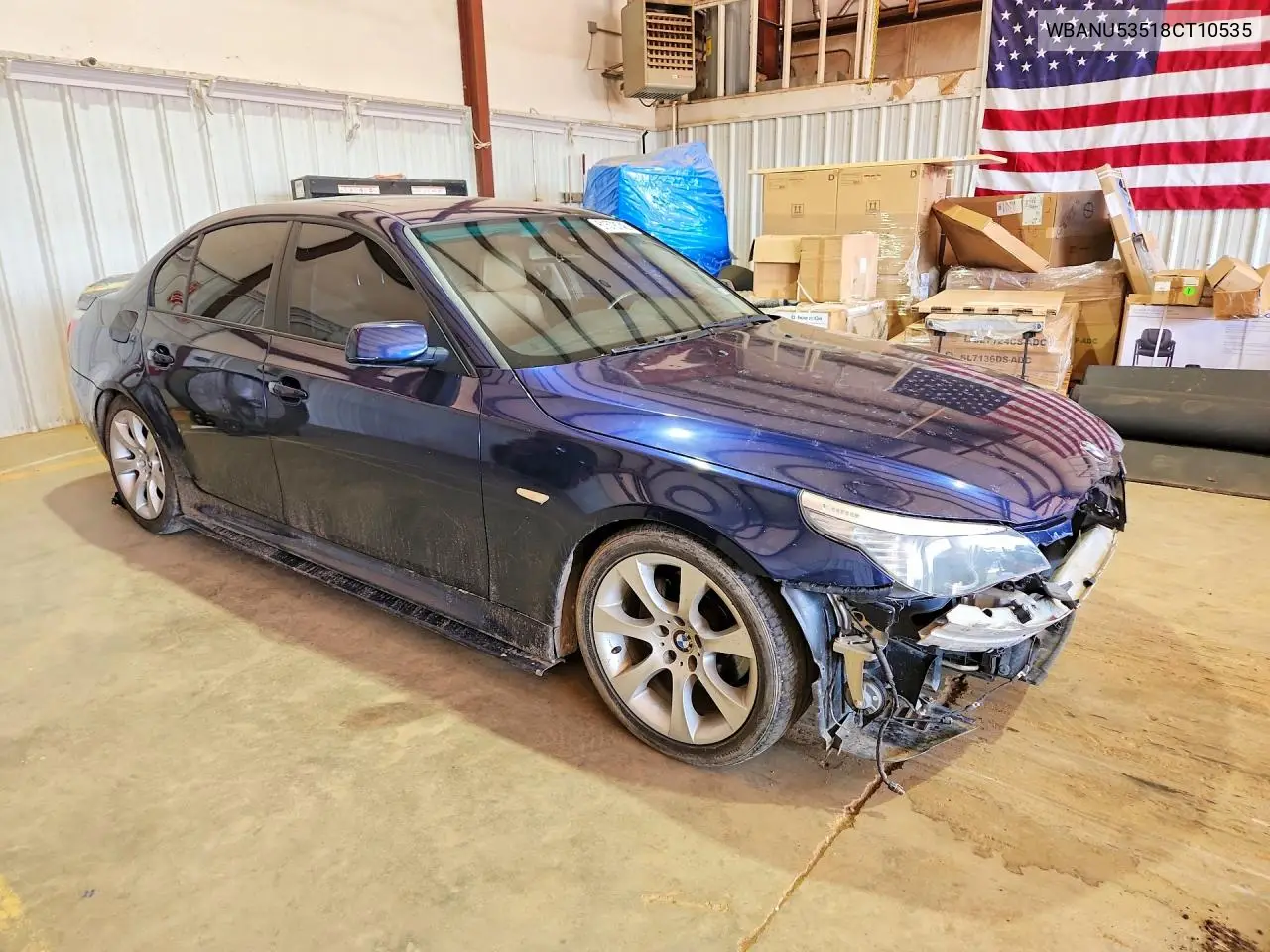 2008 BMW 528 I VIN: WBANU53518CT10535 Lot: 61578746