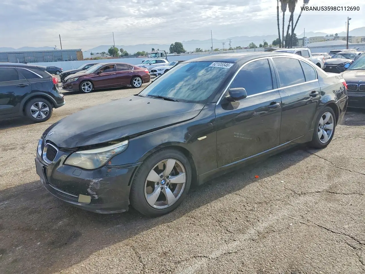 2008 BMW 528 I VIN: WBANU53598C112690 Lot: 62105546