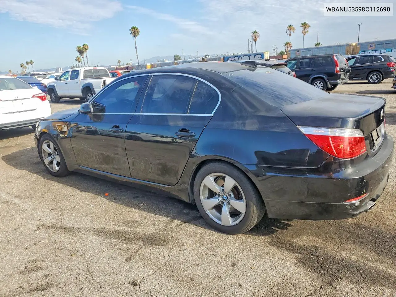 2008 BMW 528 I VIN: WBANU53598C112690 Lot: 62105546
