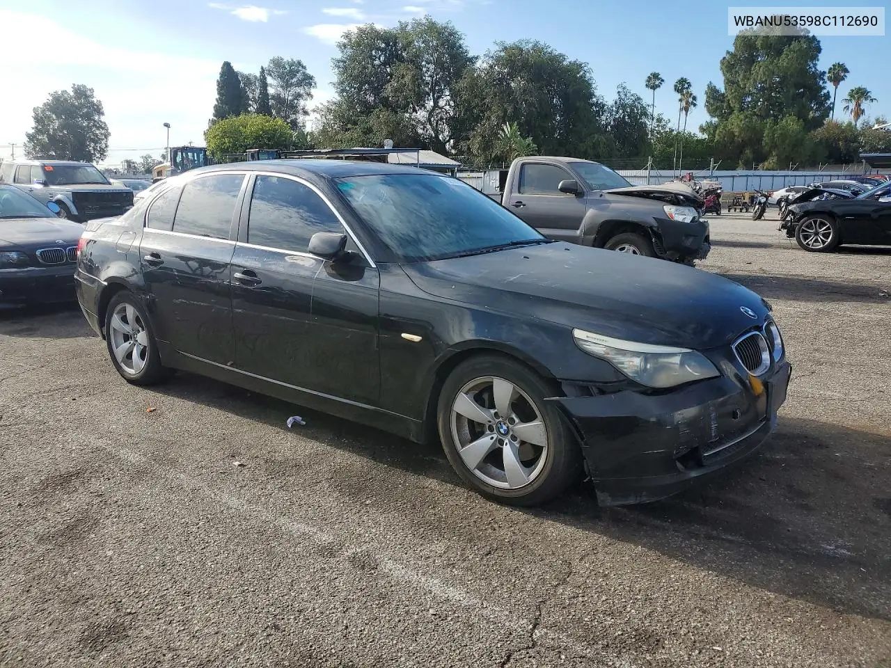 2008 BMW 528 I VIN: WBANU53598C112690 Lot: 62105546