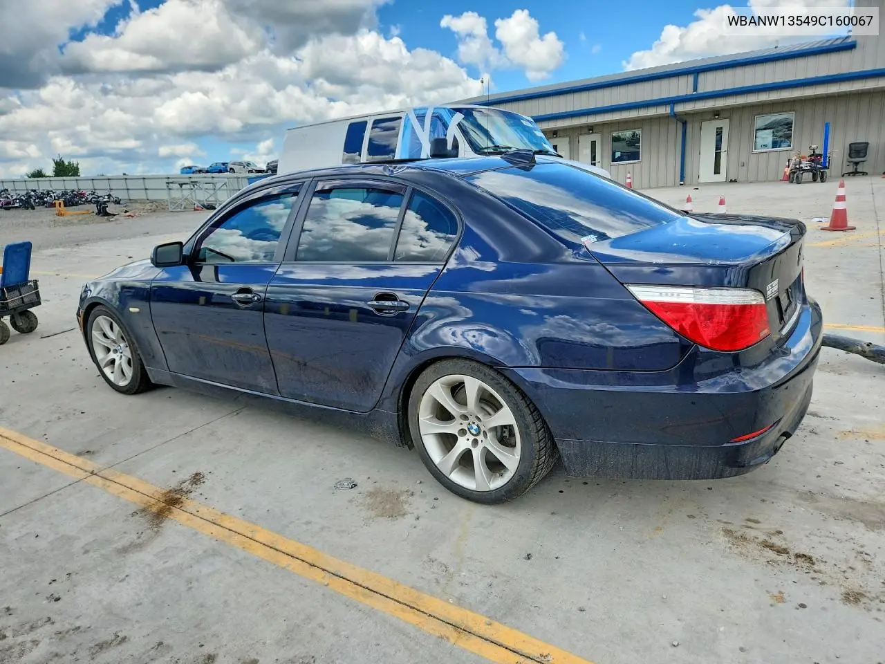 2009 BMW 535 I VIN: WBANW13549C160067 Lot: 61002316