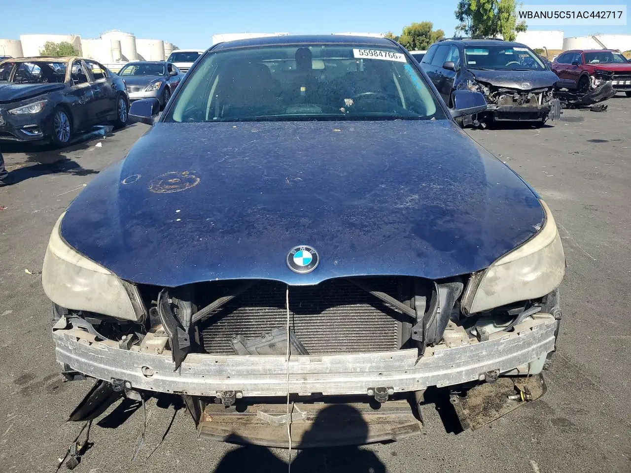 2010 BMW 528 I VIN: WBANU5C51AC442717 Lot: 55984766