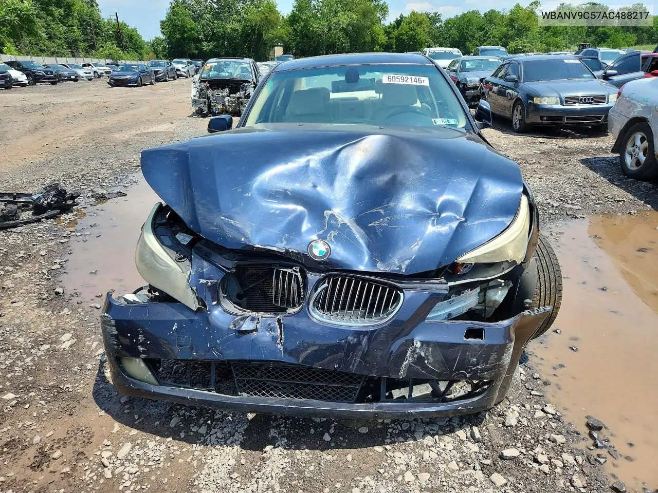 2010 BMW 535 Xi VIN: WBANV9C57AC488217 Lot: 60592146