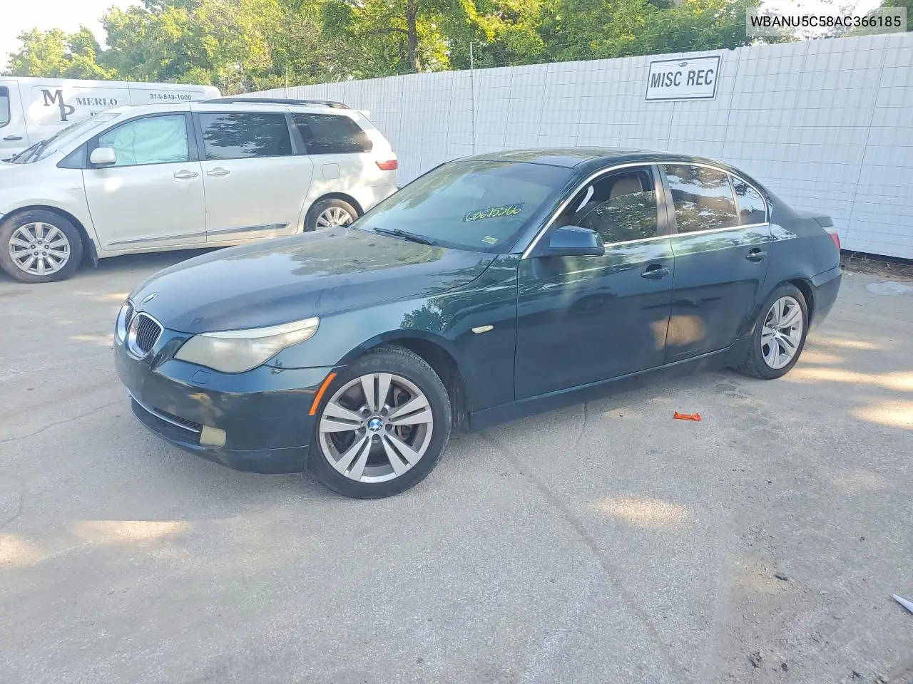 2010 BMW 528 I VIN: WBANU5C58AC366185 Lot: 60675566