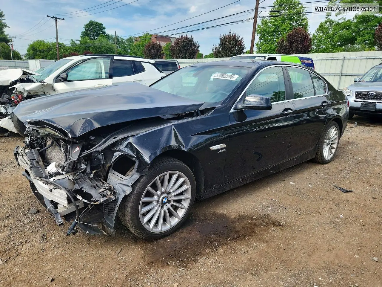 2011 BMW 535 Xi VIN: WBAFU7C57BC875301 Lot: 57002296