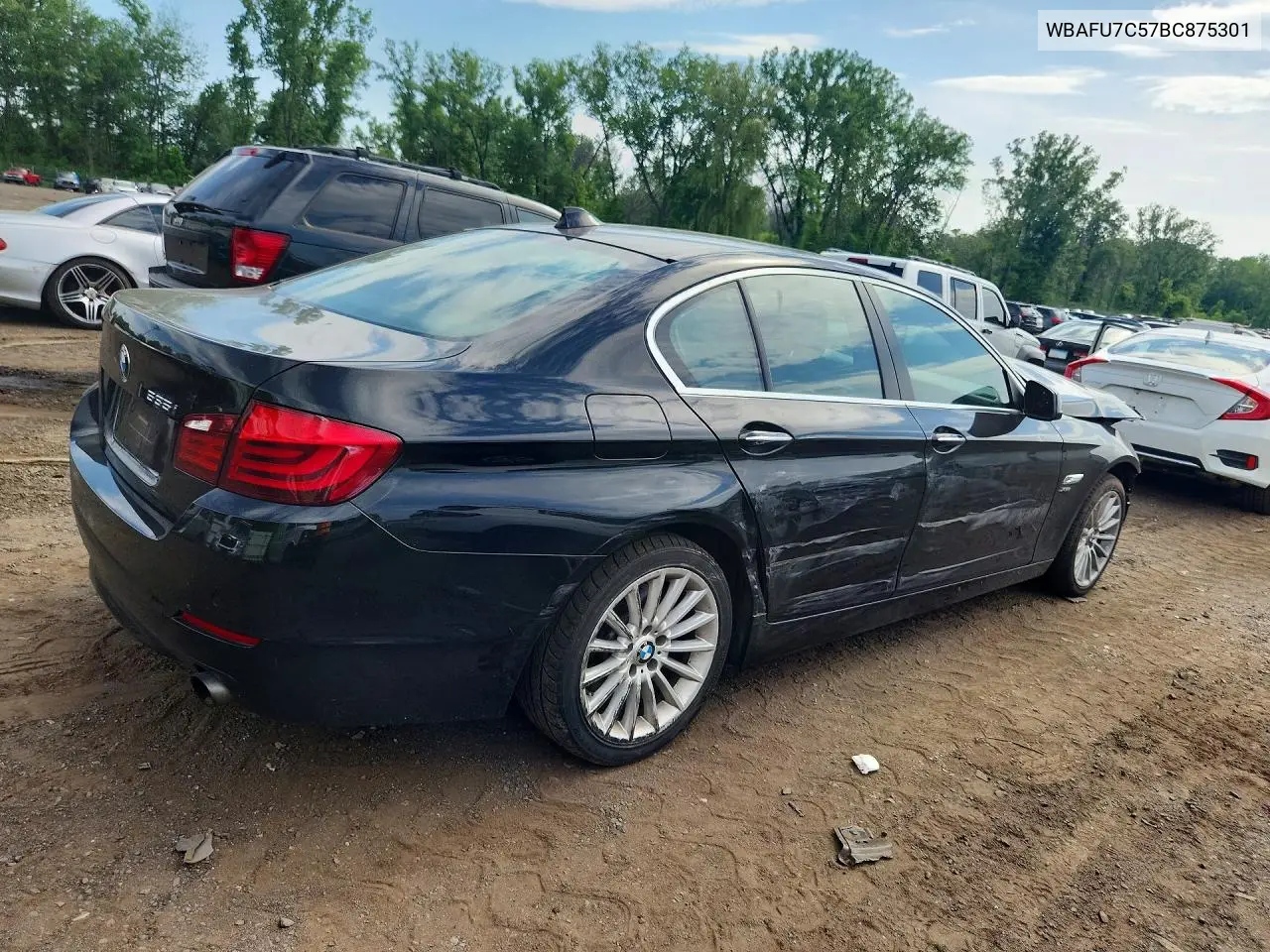 2011 BMW 535 Xi VIN: WBAFU7C57BC875301 Lot: 57002296