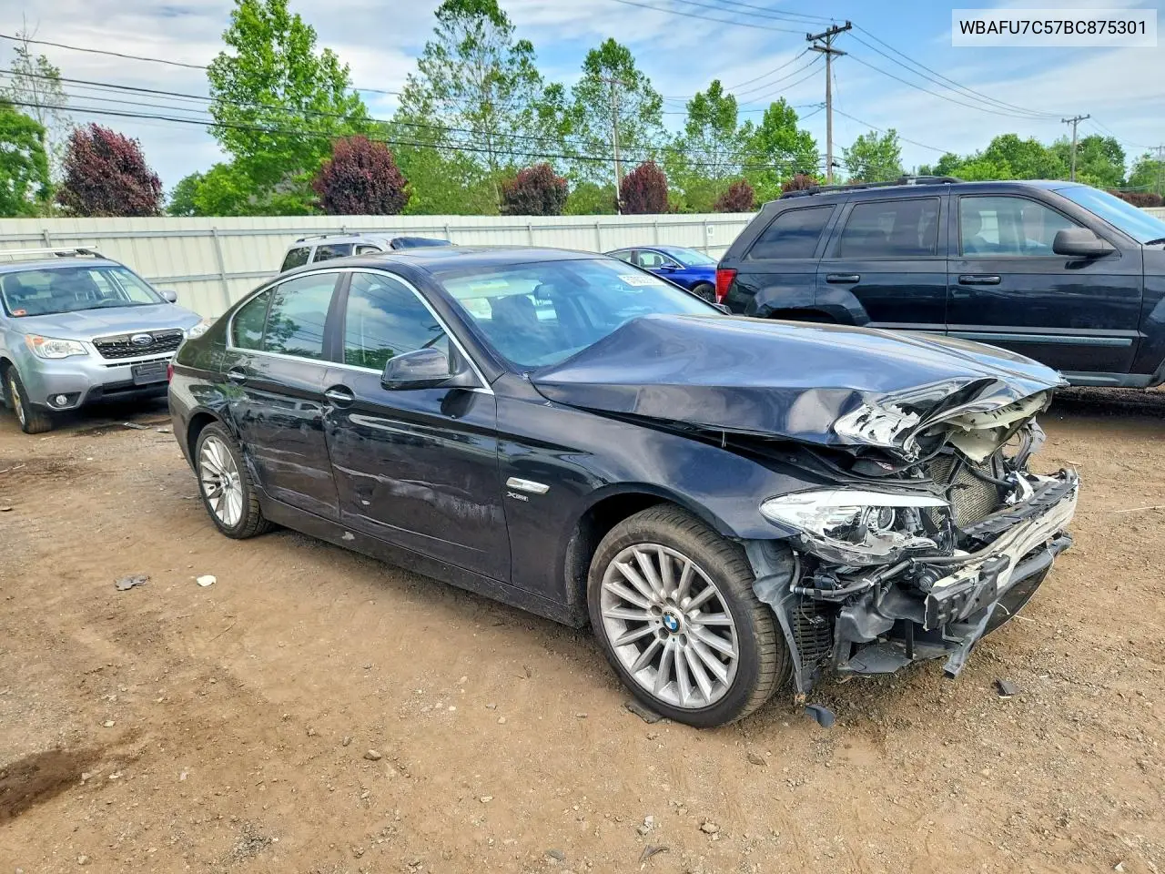 2011 BMW 535 Xi VIN: WBAFU7C57BC875301 Lot: 57002296
