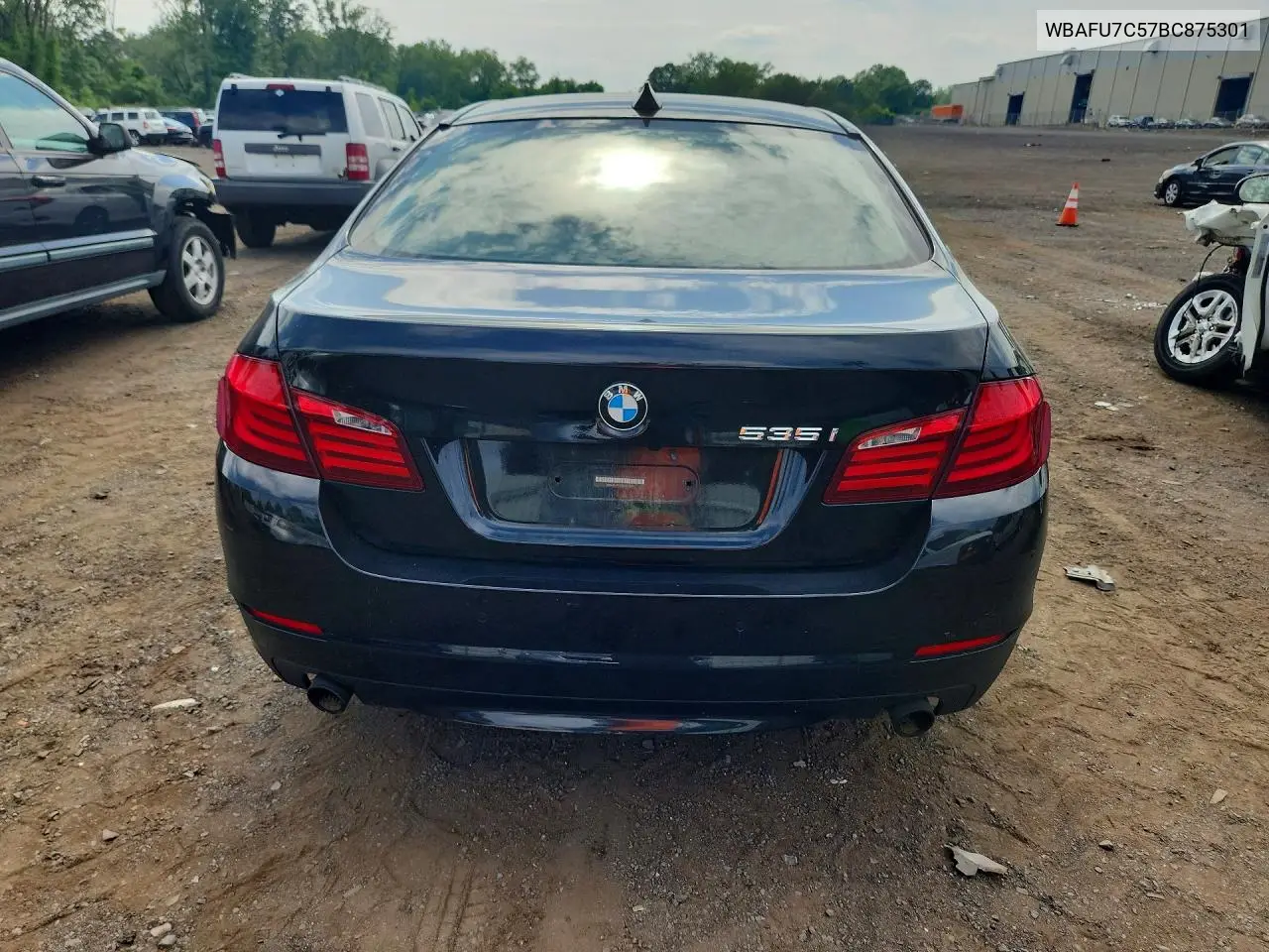 2011 BMW 535 Xi VIN: WBAFU7C57BC875301 Lot: 57002296