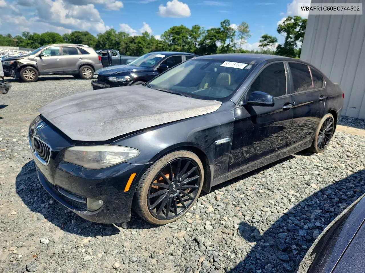 2011 BMW 528 I VIN: WBAFR1C50BC744502 Lot: 58718996