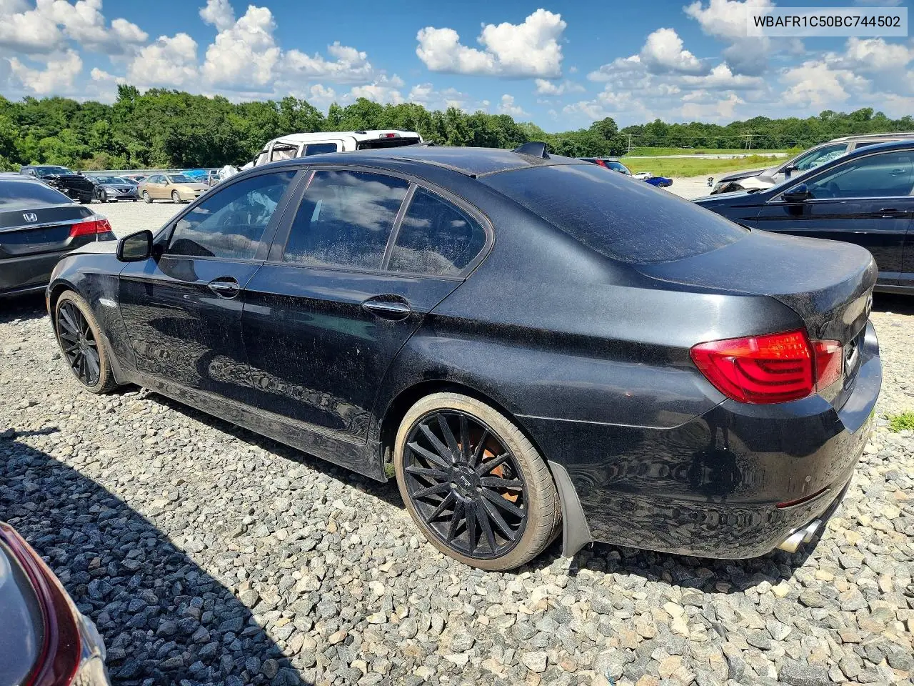 2011 BMW 528 I VIN: WBAFR1C50BC744502 Lot: 58718996