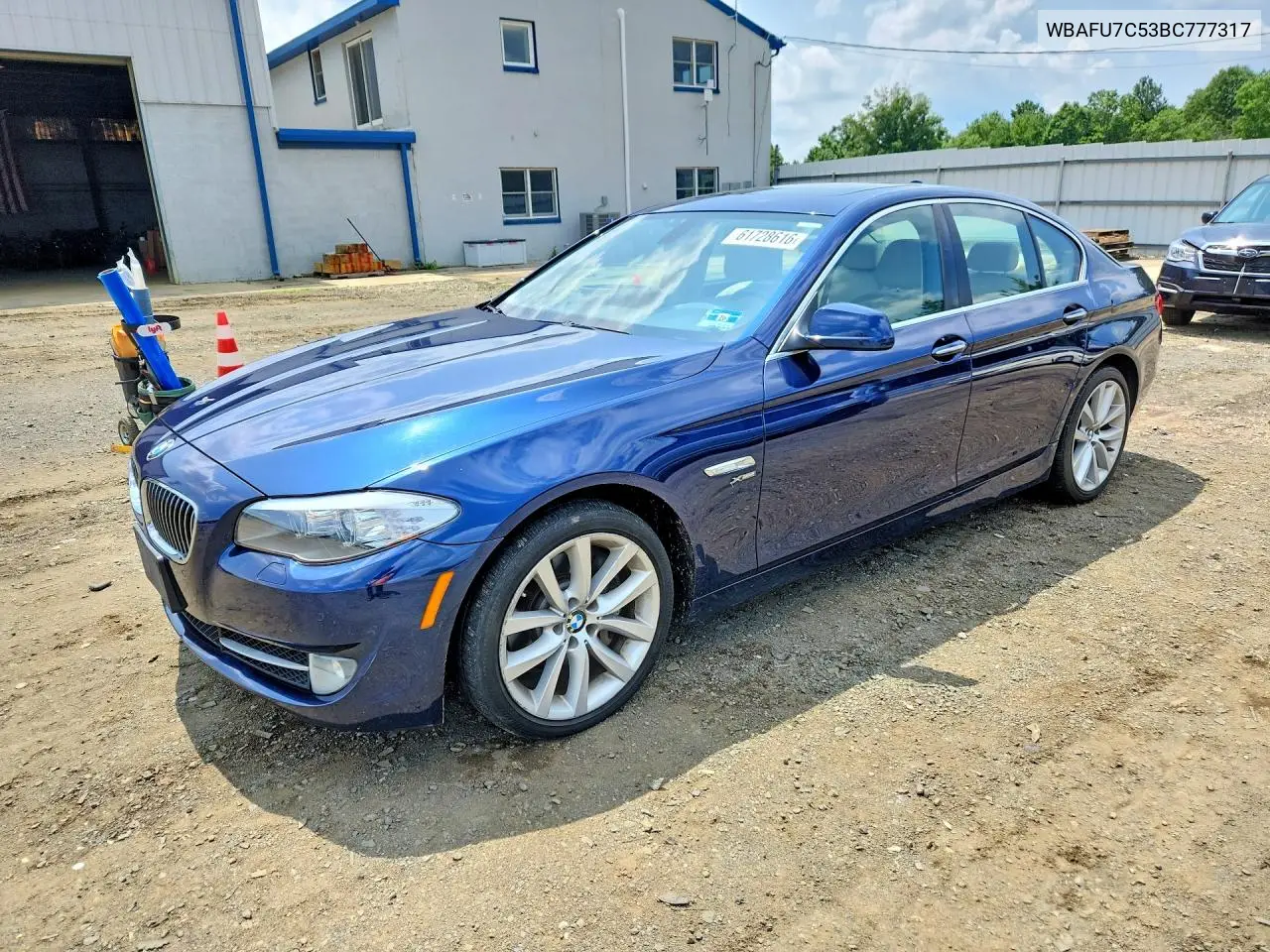 2011 BMW 535 Xi VIN: WBAFU7C53BC777317 Lot: 61728616