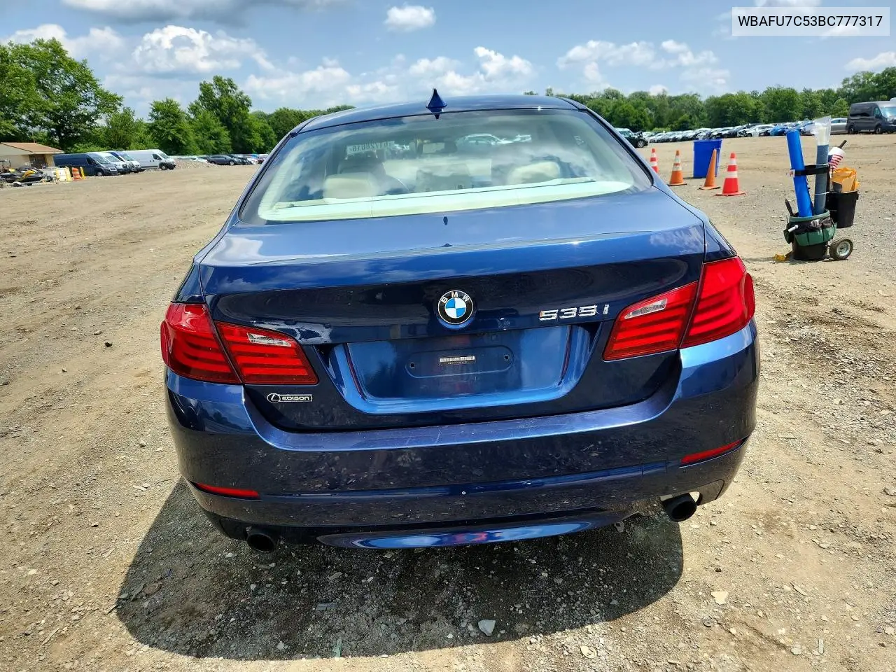 2011 BMW 535 Xi VIN: WBAFU7C53BC777317 Lot: 61728616