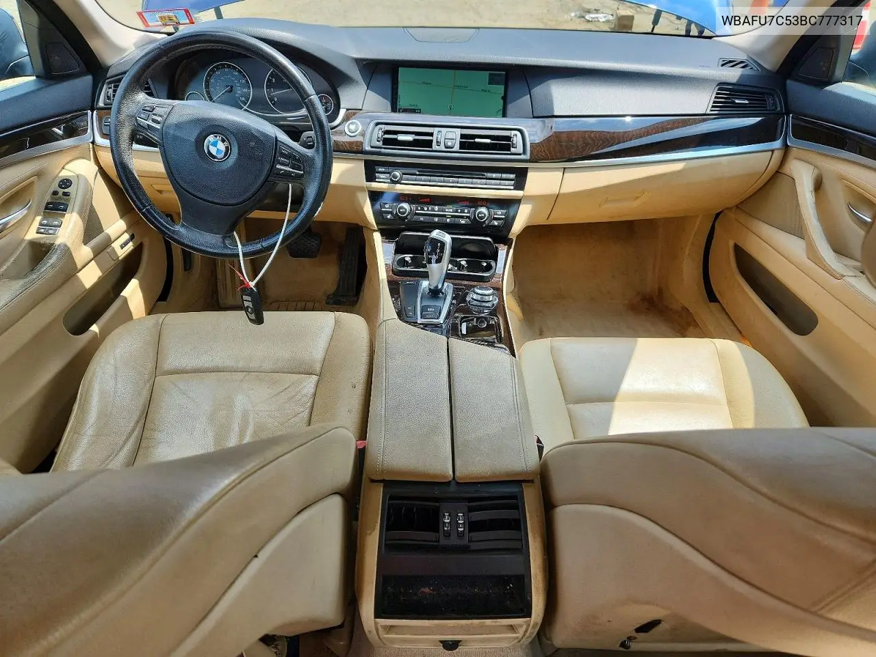 2011 BMW 535 Xi VIN: WBAFU7C53BC777317 Lot: 61728616