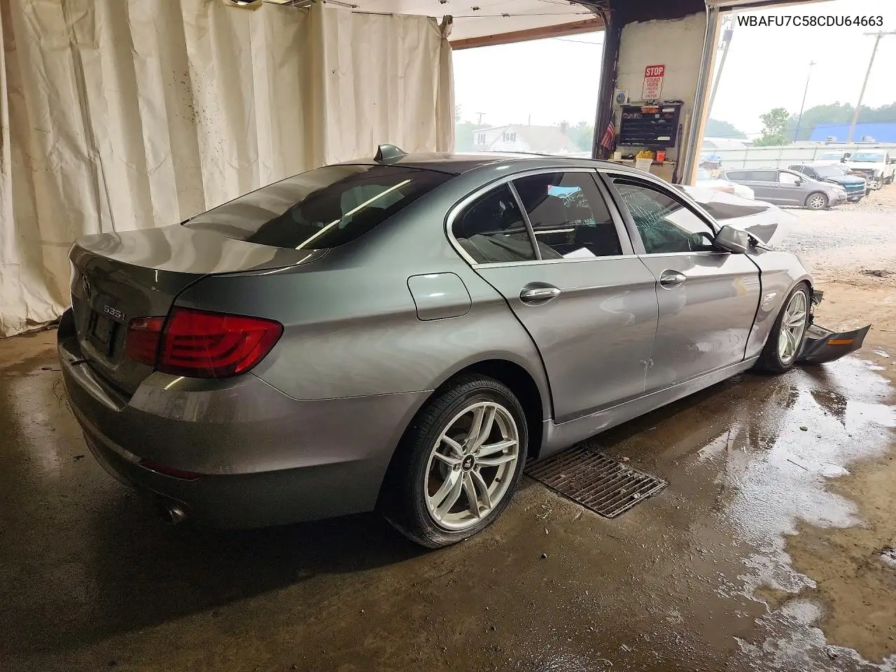 2012 BMW 535 Xi VIN: WBAFU7C58CDU64663 Lot: 58690016