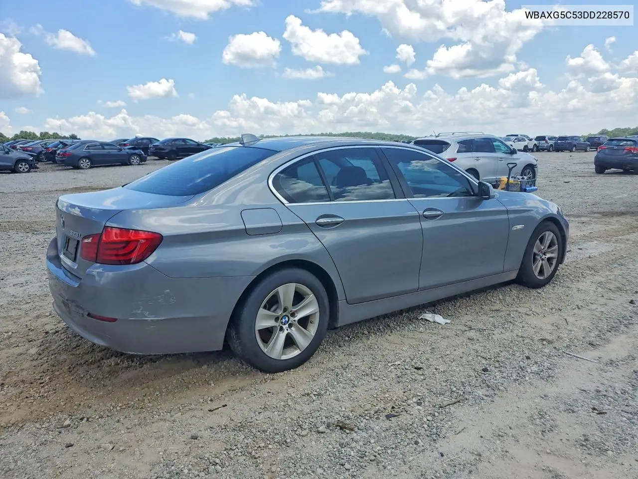 2013 BMW 528 I VIN: WBAXG5C53DD228570 Lot: 61954326