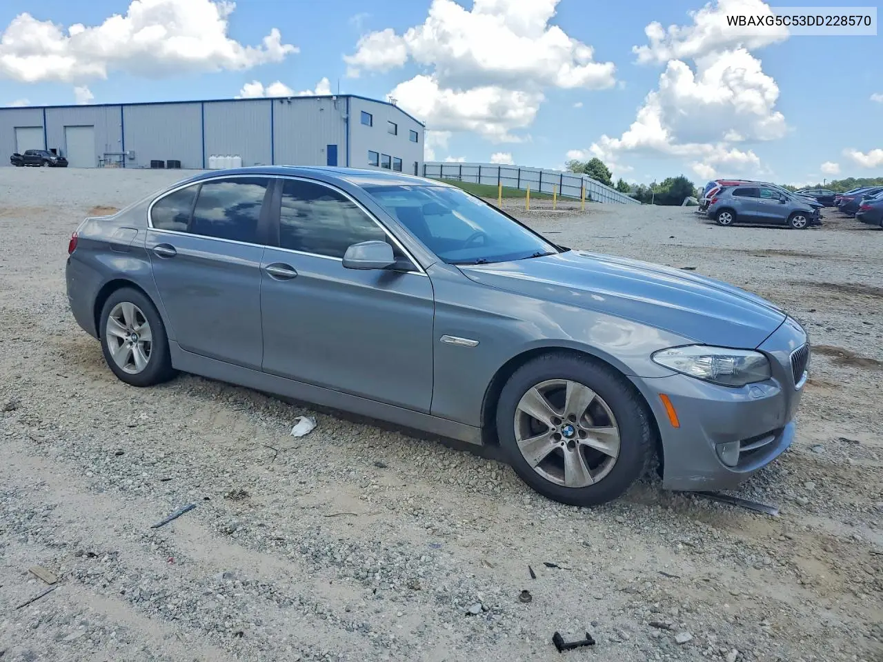 2013 BMW 528 I VIN: WBAXG5C53DD228570 Lot: 61954326
