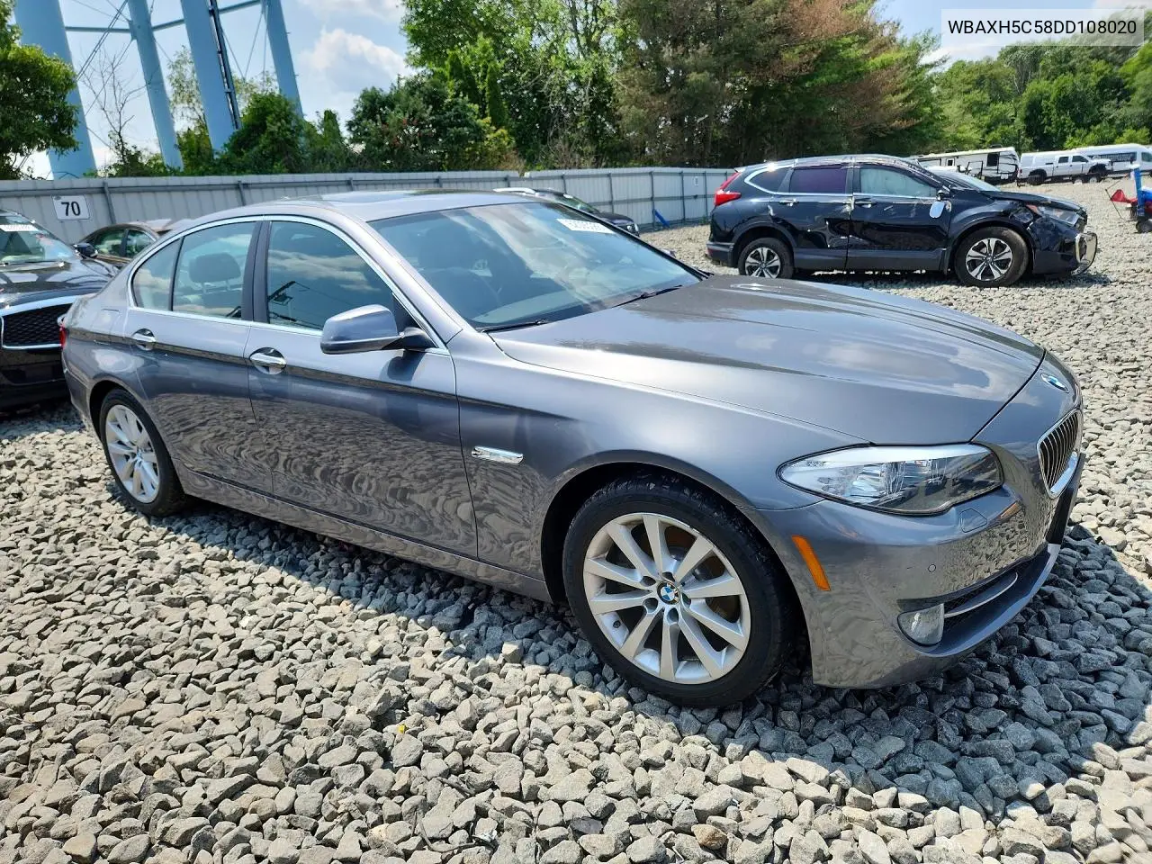 2013 BMW 528 Xi VIN: WBAXH5C58DD108020 Lot: 62093086