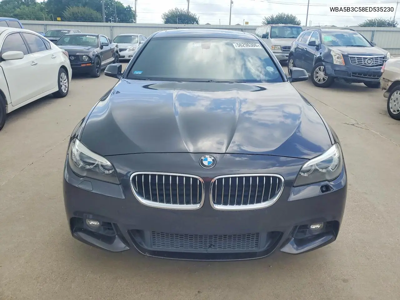 2014 BMW 535 Xi VIN: WBA5B3C58ED535230 Lot: 56296306