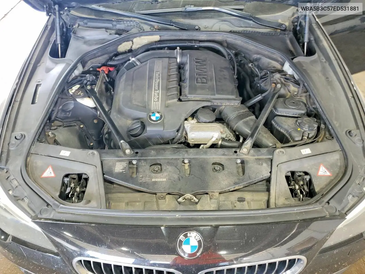 2014 BMW 535 Xi VIN: WBA5B3C57ED531881 Lot: 59164966