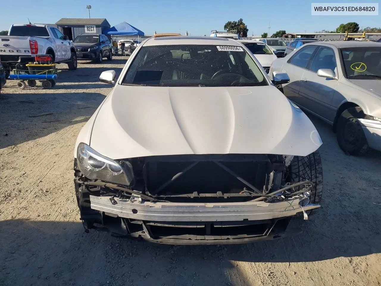 2014 BMW 535 D xDrive VIN: WBAFV3C51ED684820 Lot: 60990056
