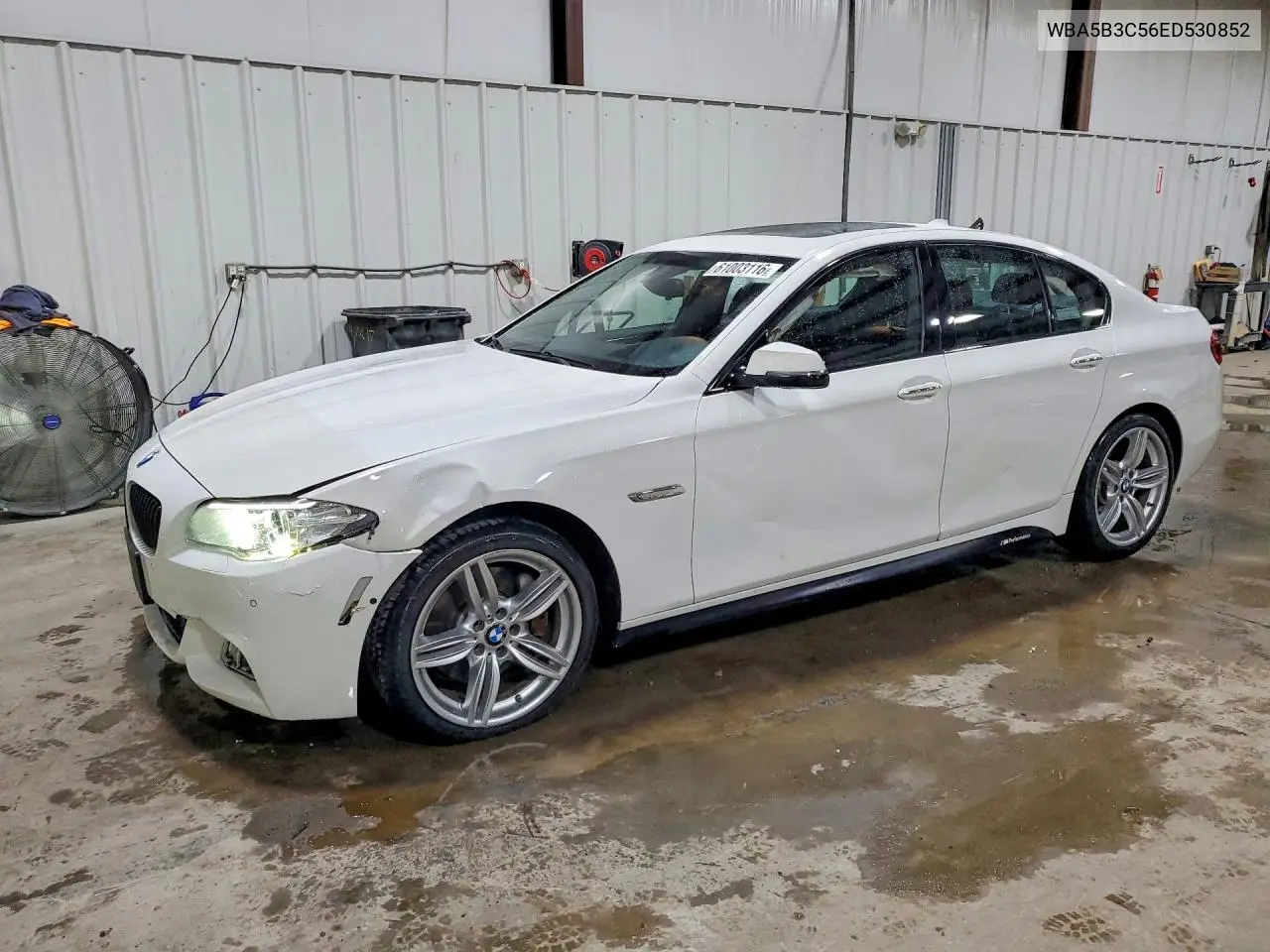 2014 BMW 535 Xi VIN: WBA5B3C56ED530852 Lot: 61003116