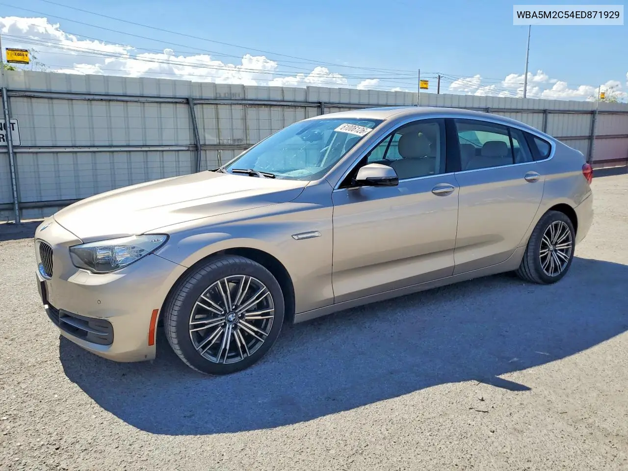 2014 BMW 535 Igt VIN: WBA5M2C54ED871929 Lot: 61006126