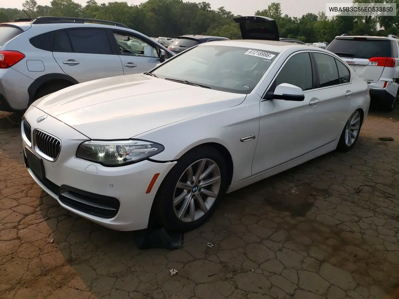2014 BMW 535 Xi VIN: WBA5B3C56ED533850 Lot: 61218986