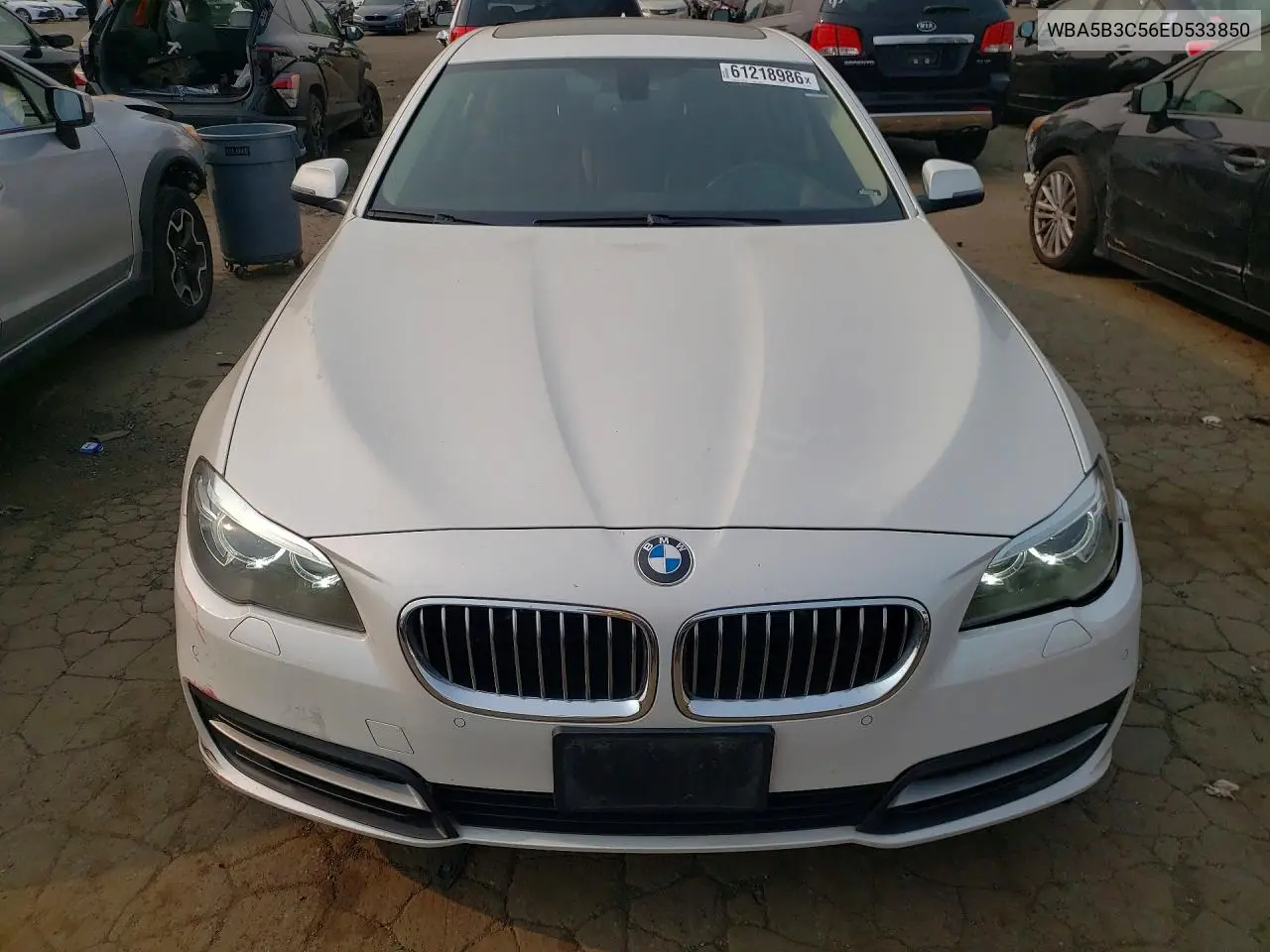 2014 BMW 535 Xi VIN: WBA5B3C56ED533850 Lot: 61218986